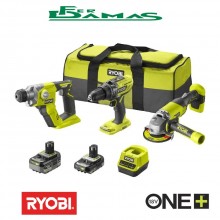 KIT 3 UTENSILI 18V RYOBI ART. RCK183D-242S